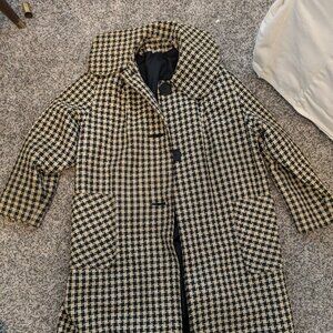 Vintage Houndstooth Coat